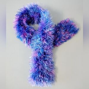 Luxurious Blue and Purple Women's Scarf